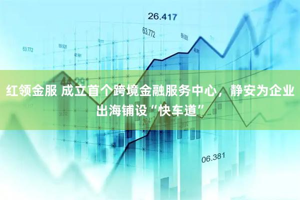 红领金服 成立首个跨境金融服务中心，静安为企业出海铺设“快车道”